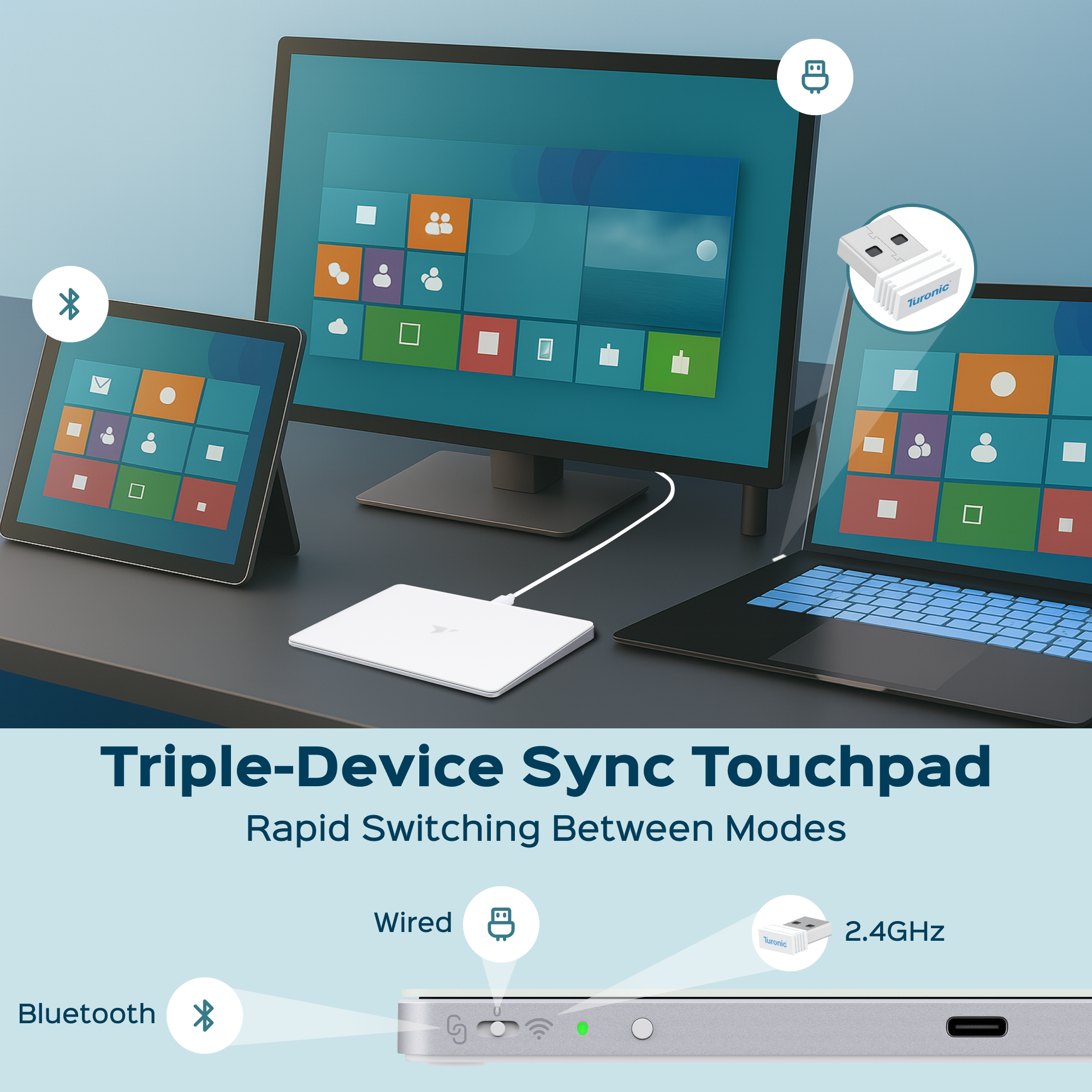 Turonic TP1 Wireless Touchpad