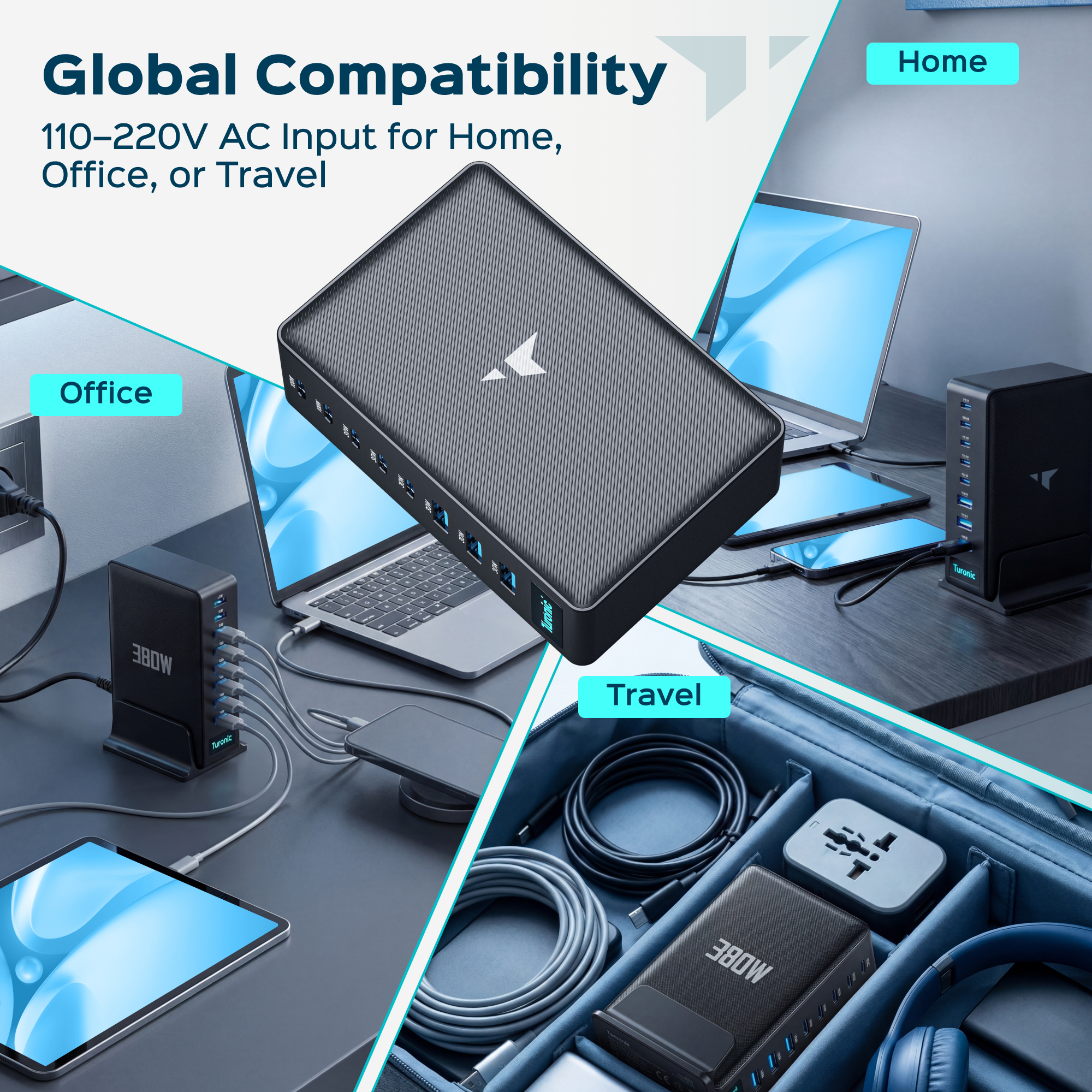 Turonic 380W charging station NCC-888-380W