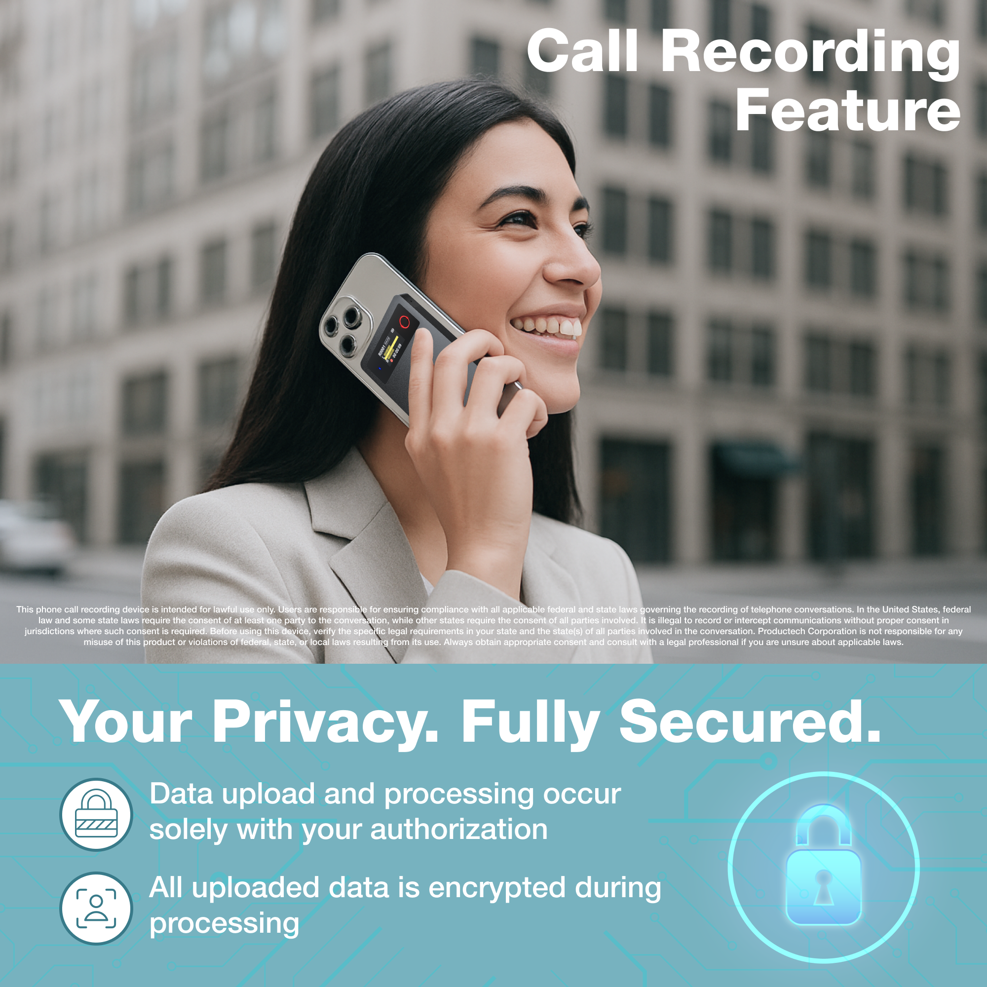 Turonic L813 AI Voice Recorder