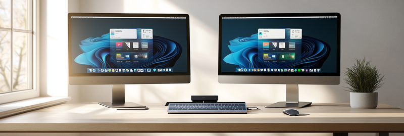 How to Choose a USB-C Docking Station for a Dual-Monitor Home Office - image