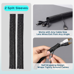 Turonic Cable Organizer Kit CM1 — 148-Piece Set