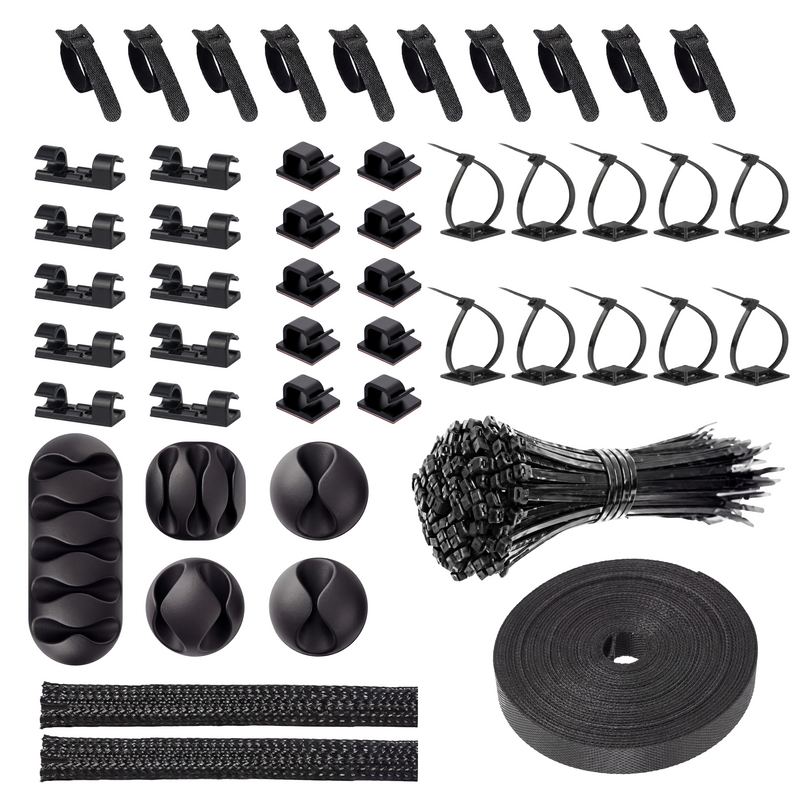 Turonic Cable Organizer Kit CM1 — 148-Piece Set
