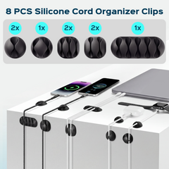 Turonic Cable Organizer Kit CM2 — 192-Piece Pro Set