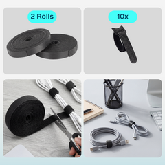 Turonic Cable Organizer Kit CM2 — 192-Piece Pro Set