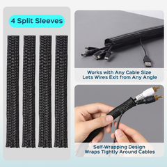 Turonic Cable Organizer Kit CM2 — 192-Piece Pro Set