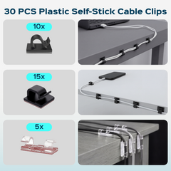 Turonic Cable Organizer Kit CM2 — 192-Piece Pro Set