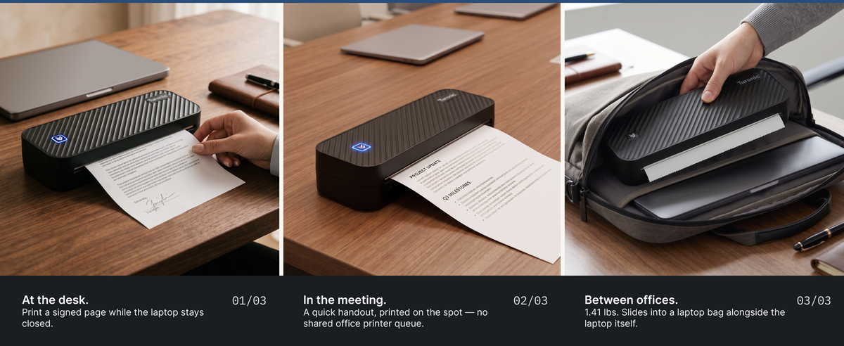 Turonic GD-88 Portable Thermal Printer — A+ block 2