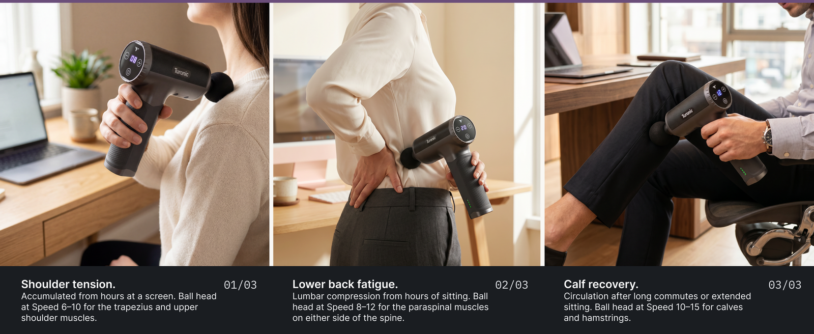 Turonic Massage Gun Pro GM5 — A+ block 2