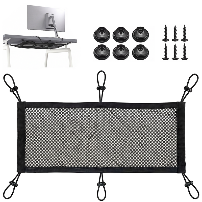 Turonic Cable Management Net DM1 — Under-Desk Organizer