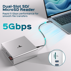 Turonic DockHub Pro 15-in-1 USB 3.2, Dual HDMI™ 4K@60Hz (BYL-2519)