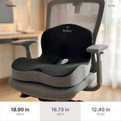 Turonic SC1 Ergonomic Memory Foam Seat Cushion
