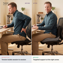 Turonic SC1 Ergonomic Memory Foam Seat Cushion