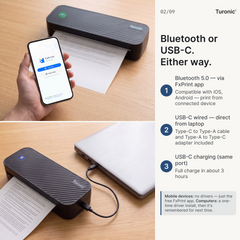Turonic GD-88 Portable Thermal Printer