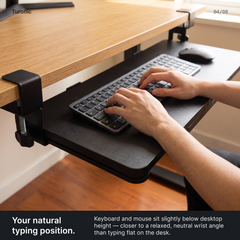 Turonic KT1 Under-Desk Keyboard Tray