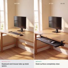 Turonic KT1 Under-Desk Keyboard Tray